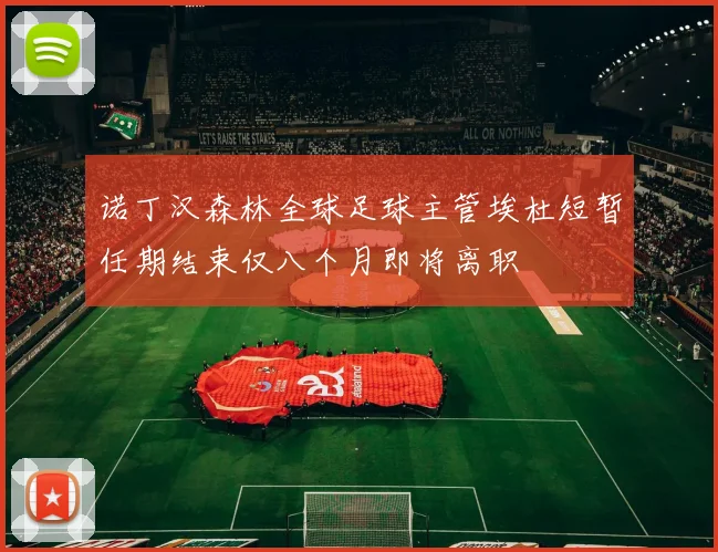 诺丁汉森林全球足球主管埃杜短暂任期结束仅八个月即将离职